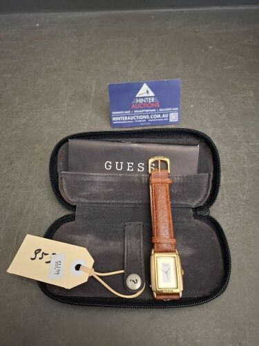 Guess Marked Ladies Watch with Leather Band