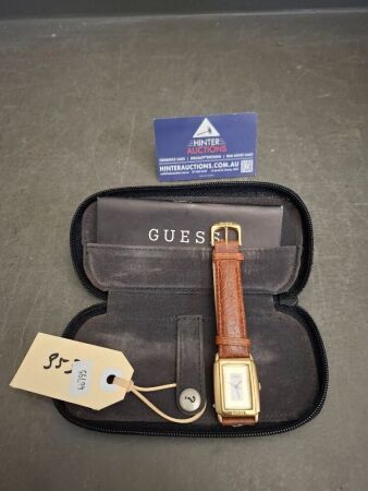 Guess Marked Ladies Watch with Leather Band
