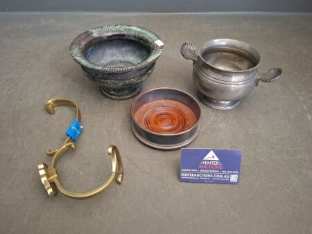 Mixed Metal Lot - Brass - Copper - Silver Plated