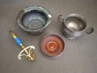 Mixed Metal Lot - Brass - Copper - Silver Plated - 2