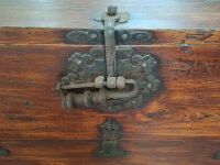 Antique Asian Bandaji Chest with Iron Fittings - 2