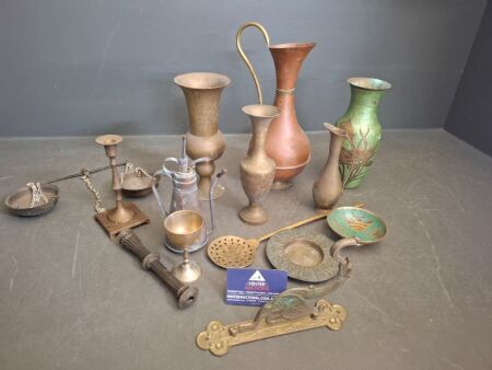 Assorted Brass and Copper Lot