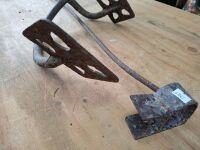 Antique Cast Iron Sulky Step and Branding Iron - 2