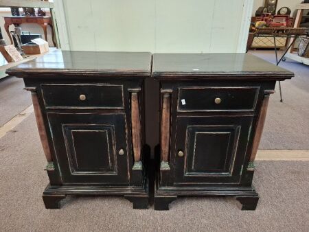 Pair of Mahogany Bedside Tables