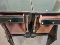 Pair of Mahogany Bedside Tables - 2