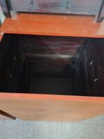Pair of Antique Asian Red Lacquered Storage Box - 3