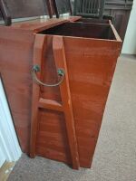 Pair of Antique Asian Red Lacquered Storage Box - 5