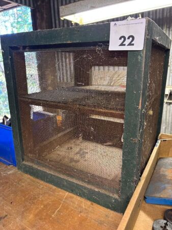 Vintage wooden food safe