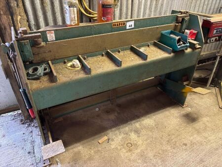 HAFCO treadle metal shear