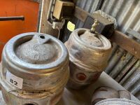 2x stainless steel RHEEM kegs - 2