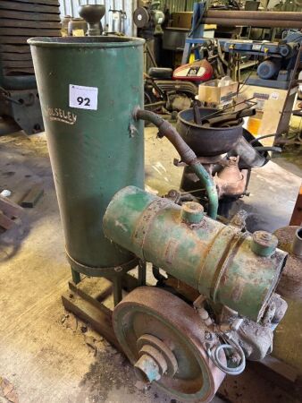 WOLSELEY stationary engine