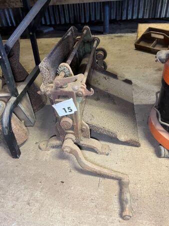 Vintage sheet metal roller