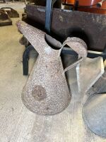 Bee smoker and vintage can, funnels etc - 2