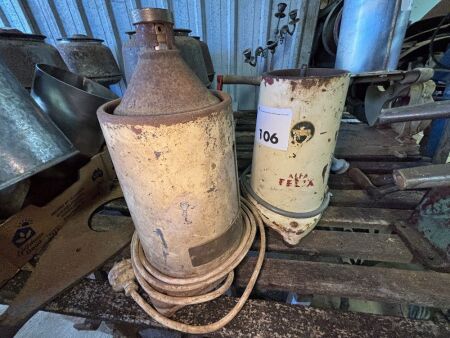 2x ALFA FELIX electric seperator motors