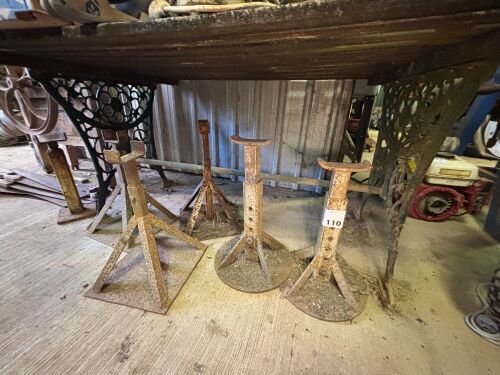 Assorted vehicle stands