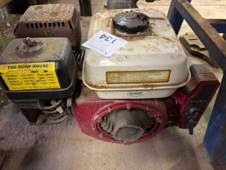 Firefighters pump with Honda engine