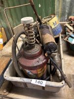 Box lot of grease guns