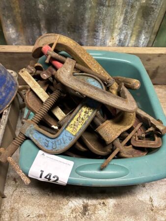 Box of G-clamps