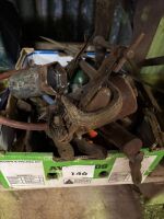 Box of assorted tools