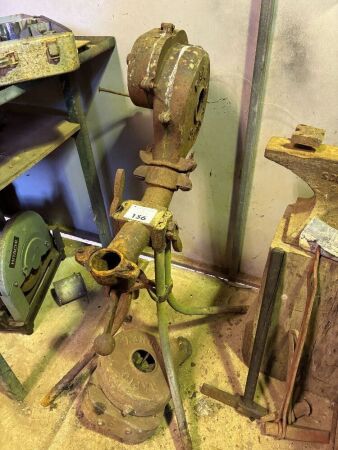 2x hand cranked forge blowers