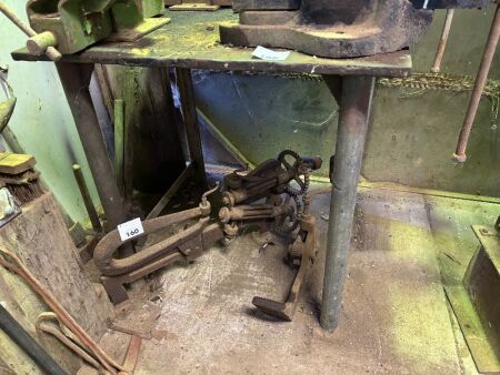 Heavy duty workshop bench - 20mm steel top