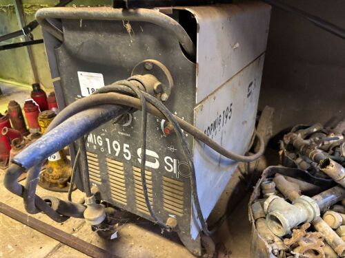 TOPMIG 195 mig welder with wire reels
