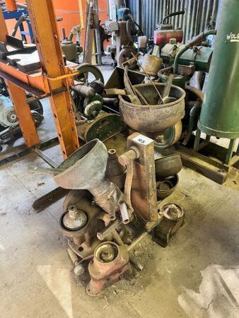 Assorted cream separator bodies and parts