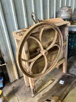 Antique corn husker