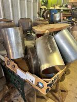 Box lot of Kangaroo/Tamworth butter churn parts