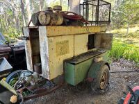 Heavy duty mobile John Deere diesel powered air compressor - 2