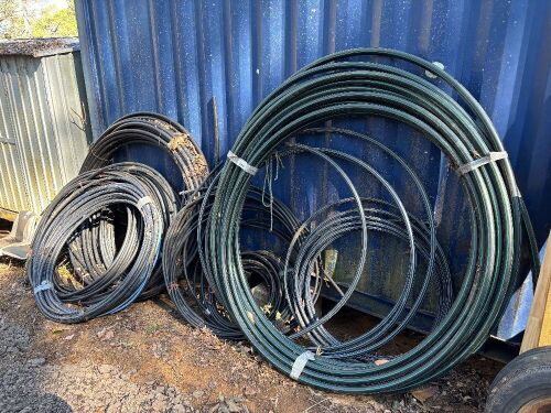 Assorted poly pipe