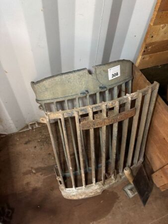 2x alloy radiator grills