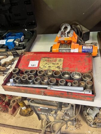 3/4 drive SIDCHROME socket set
