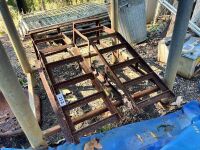 Pair of metal car ramps