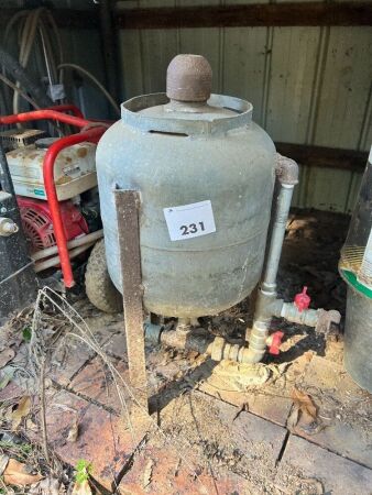 Homemade pressure tank