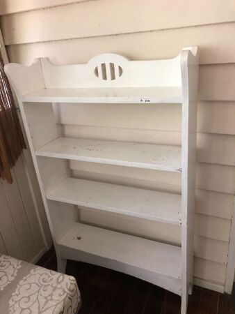 Vintage Painted Shabby Bookshelves