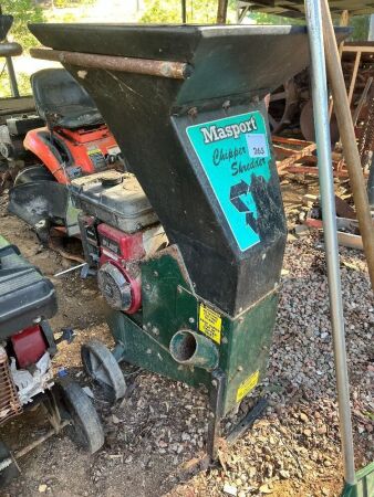 MASPORT 5hp chipper/shredder