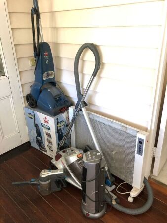 Asstd Lot of Vacuum's, Carpet Shampooer, Fans etc