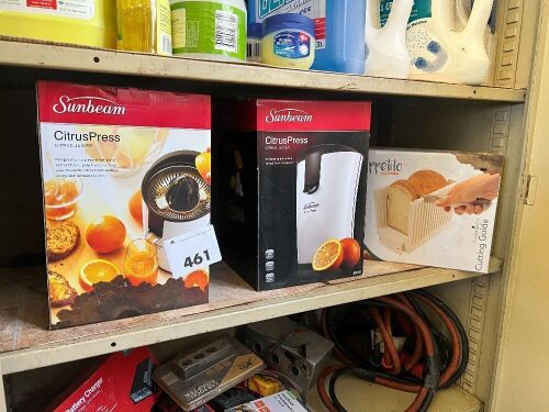 Shelf Lot of Kitchen Items