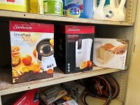 Shelf Lot of Kitchen Items