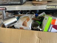 Box of kitchenware
