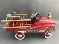 N.O.S  - Retro (1990,s) Fire Dept Pedal Car