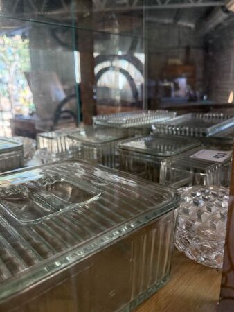 Assorted glassware