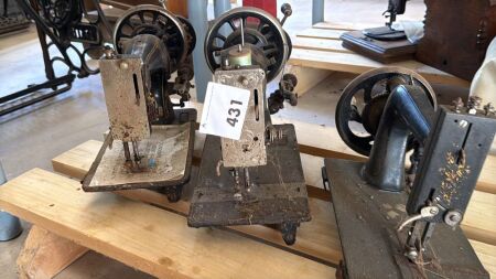 3 sewing machines