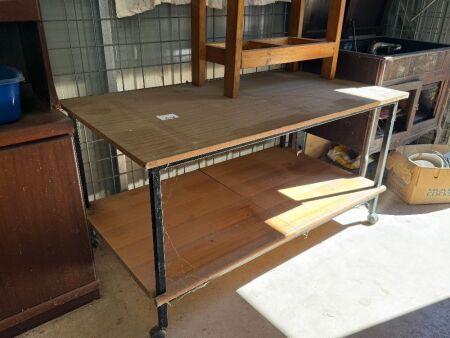 Table on casters