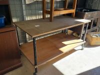 Table on casters
