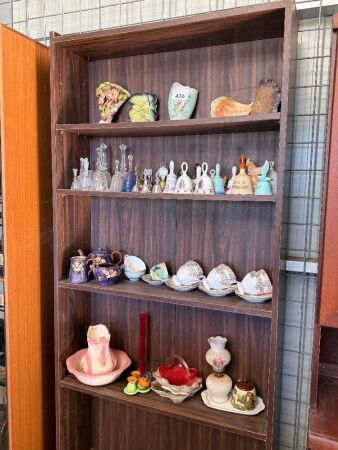 4 shelves of assorted items