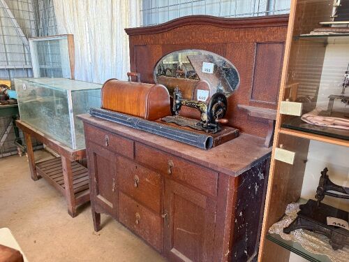 Silky oak side board