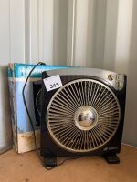 2x rotary grill box fans
