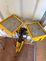 Double workshop lamp on tripod - 2
